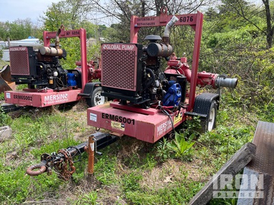 2012 Global Pump 6GSTAP-C4-T-OP-LF Trailer-Mounted Pompe à eau