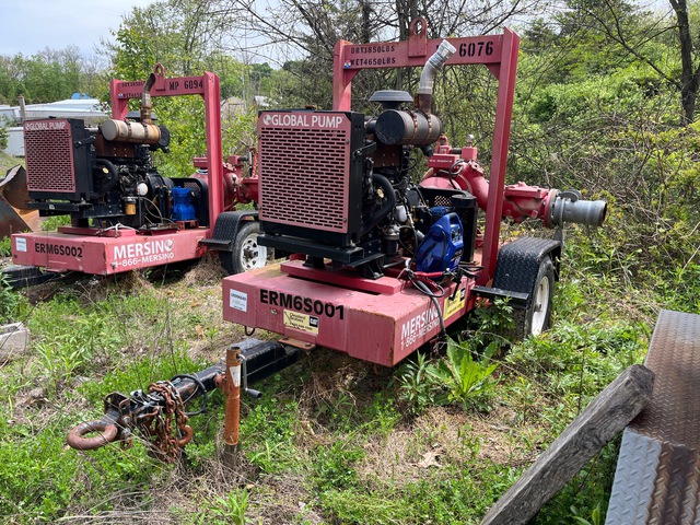 2012 Global Pump 6GSTAP-C4-T-OP-LF Trailer-Mounted Water Pump
