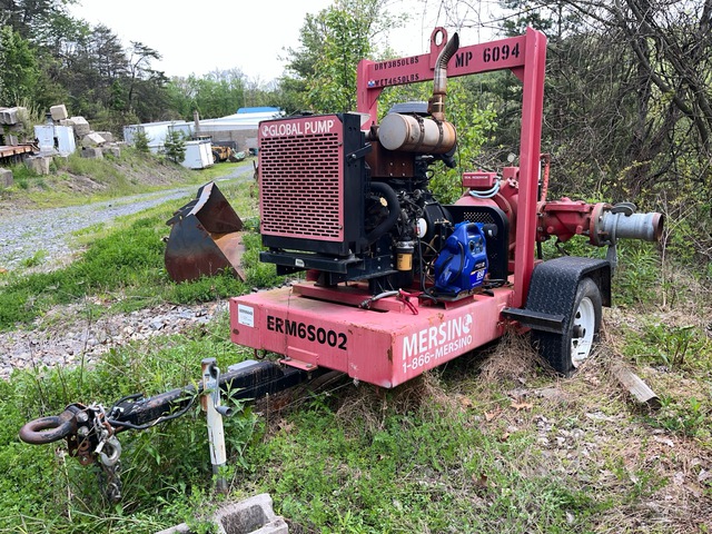 2013 Global Pump 6GSTAP-C4-T-OP-LF Trailer-Mounted Water Pump