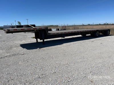 2013 Fontaine HCICD12WSA 80000 lb 48 ft T/A Spread Axle Single Drop Stufendeck-Anhänger