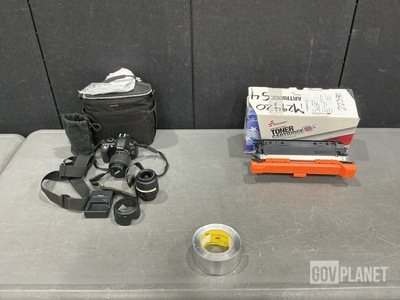 (8) Rolls of Aluminum Tape, (5) Digital Cameras, (2) Cartridges & Assorted Items