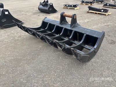 80 in Excavator Rake