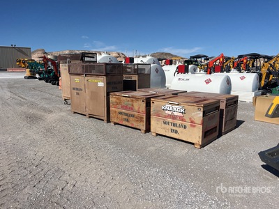 Quantity of (7) bouwplaats opbergcontainer