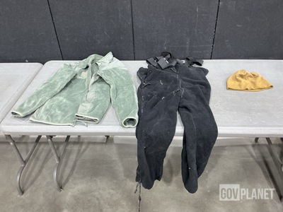 (41) Cold Weather Jackets, (2) Cold Weather Caps & (2) Pairs of C/W Overalls