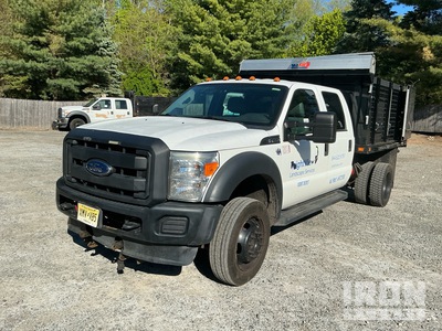 2016 Ford F-450 XL 4x2 Crew Cab Flatbed Truck
