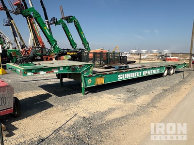 2015 Trail King TK80HT-48 48 ft T/A Hydraulic Tail Trailer