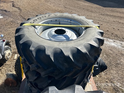 Quantity of (4) Goodyear 710/70R42 Tires