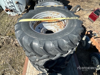 Quantity of (4) Goodyear 710/70R42 Tires