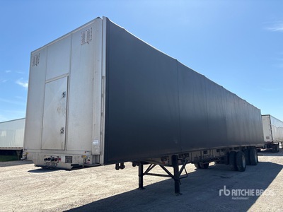 2018 Transcraft 524A 53 ft T/A Spread Axle Zijtrailer met gordijn