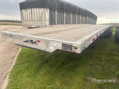 2019 Transcraft 624A 53 ft T/A Spread Axle Flatbed Trailer