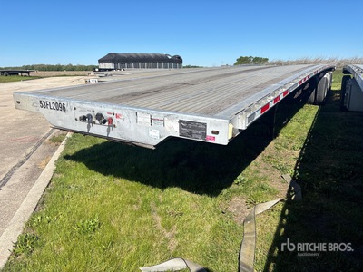 2019 Transcraft 624A 53 ft T/A Spread Axle Flatbed Trailer