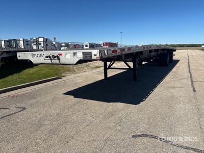 2020 Transcraft 524A 53 ft T/A Spread Axle Flatbed Trailer