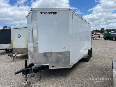 2023 Stallion SM716TA2 16 ft T/A Enclosed Trailer