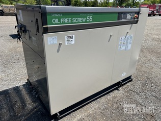 Surplus Hitachi DSP-55AT6II-M125 Air Cooled Oil Free Screw