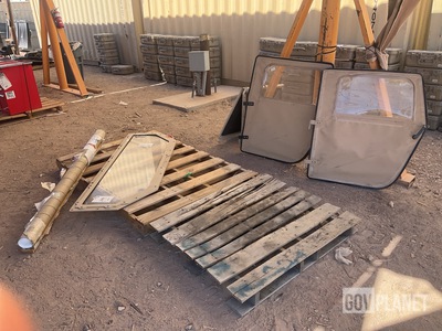 (5) Double Angle Brackets, (1) Window & (2) HMMWV Humvee Doors