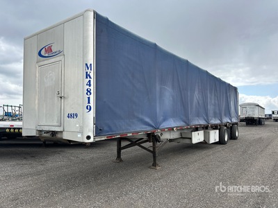 2000 Action 48 ft T/A Spread Axle Curtain Side Trailer