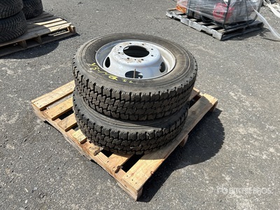 Quantity of (2) Michelin 225/70R19.5 Tires