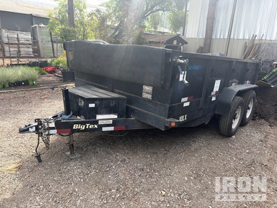 2016 Big Tex 10LX-12BK7SIR 12 ft T/A Dump Utility Trailer