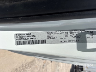 2024 Ram 5500 4x4 Mixer Truck