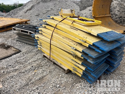 Quantity of (3) Pallets of Trench Shoring Components