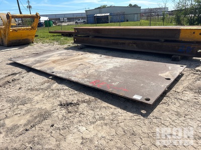 Quantity of (1) 7 ft 3.5 in x 18 ft (1 in Thick) Steel Plate