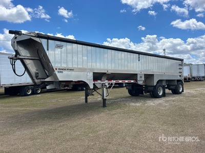 2017 East Genesis 40 ft T/A Spread Axle Aluminum End Dump Trailer