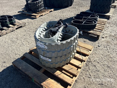 Quantity of (2) Rubber 250x72x45 (9 inches) Tory
