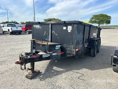 2016 Texas Pride DT78141KBP 14 ft T/A Lichte Kiepaanhanger