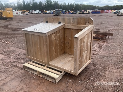 Wooden Garbage Box