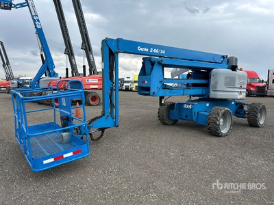 2014 Genie Z-60/34 4WD Diesel Plataformas Elevadoras Articuladas