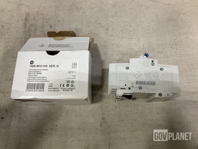 (6) Allen-Bradley 1489-M3C100 Circuit Breakers