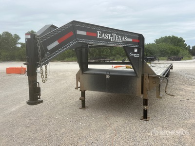 2024 East Texas 40 ft T/A Gooseneck Remorque pour équipement