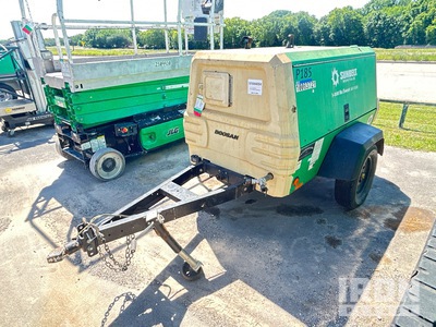 2018 Doosan P185WDO-T4F 185 cfm Mobile Compressore
