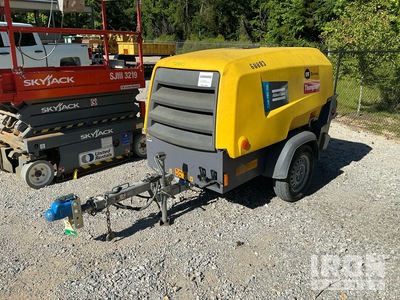 2022 Atlas Copco XAS185 185 cfm Mobile Air Compressor