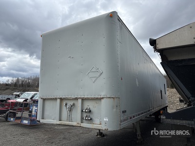 Gray 45 ft T/A Van Trailer