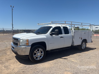 2012 Chevrolet Silverado 2500HD 4x4 Extended Cab Service Truck