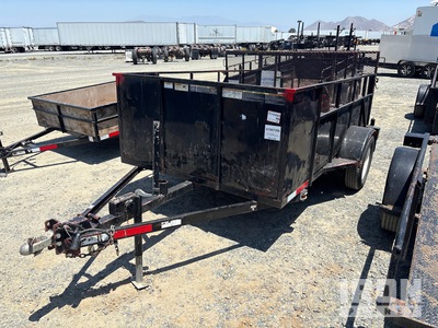 1984 Husky 10 ft S/A Utility Trailer