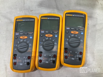 (5) Fluke 1587 Insulation Multimeters