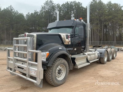 2024 Kenworth W990 8x6 Tri/A Day Cab Truck Tractor