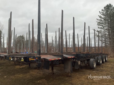 2023 Trailex GT484 48 ft Quad/A Short Wood Log Trailer