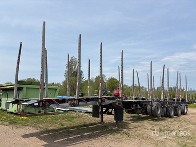 2022 Manac 23451A541 51 ft Quad/A Short Wood Boomstam aanhangwagen