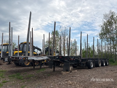 2017 Manac 51 ft Quad/A Short Wood Log Trailer