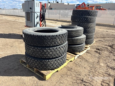 Quantity of (12) 11R24.5 Miscellaneous Tires