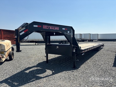 2026 ed 40 ft T/A Gooseneck Remolque Portamaquinaria