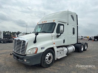 2012 Freightliner Cascadia 125 6x4 T/A Sleeper Truck Tractor
