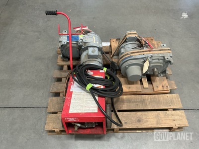 (2) Reuland 8444 Motors & (1) Dayton Pressure Washer