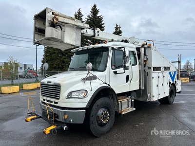 Posi-Plus 800-40 35 ft on 2015 Freightliner M2 106 4x2 Extended Cab Cable Placer Bucket Truck
