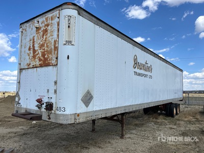 1985 Fruehauf FB9-F2-48-MST-102 48 ft Remolque de furgoneta