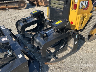 72 in Grapple Skid Steer Root Rake
