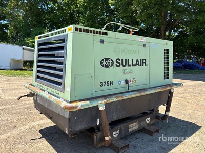 2016 Sullair 375HAF 375 cfm Skid-Mounted Sprężarka powietrza (Inoperable)